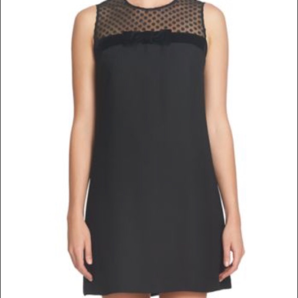 NWT CeCe Mixed Media Shift Dress Size 2
